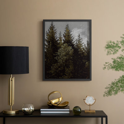Vintage Landscape CCXV Framed Print - Solid Wood