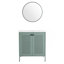 Meuble-lavabo autoportant de 30 po avec lavabo en céramique