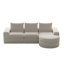 Canapé modulaire en chenille 2 pièces-1399632201