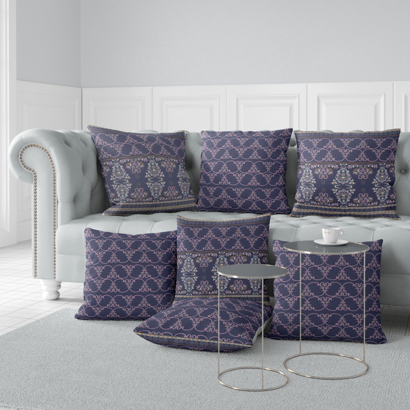 Housse et insert de coussin décoratif intérieur / extérieur en polyester / mélange de polyester, 18 po x 18 po