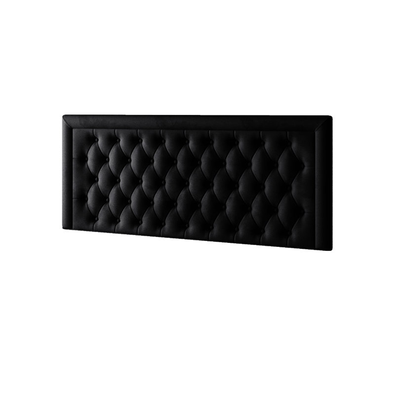 Urbank Divan Bed Base, Black, Single (3'), 2 Right Drawers