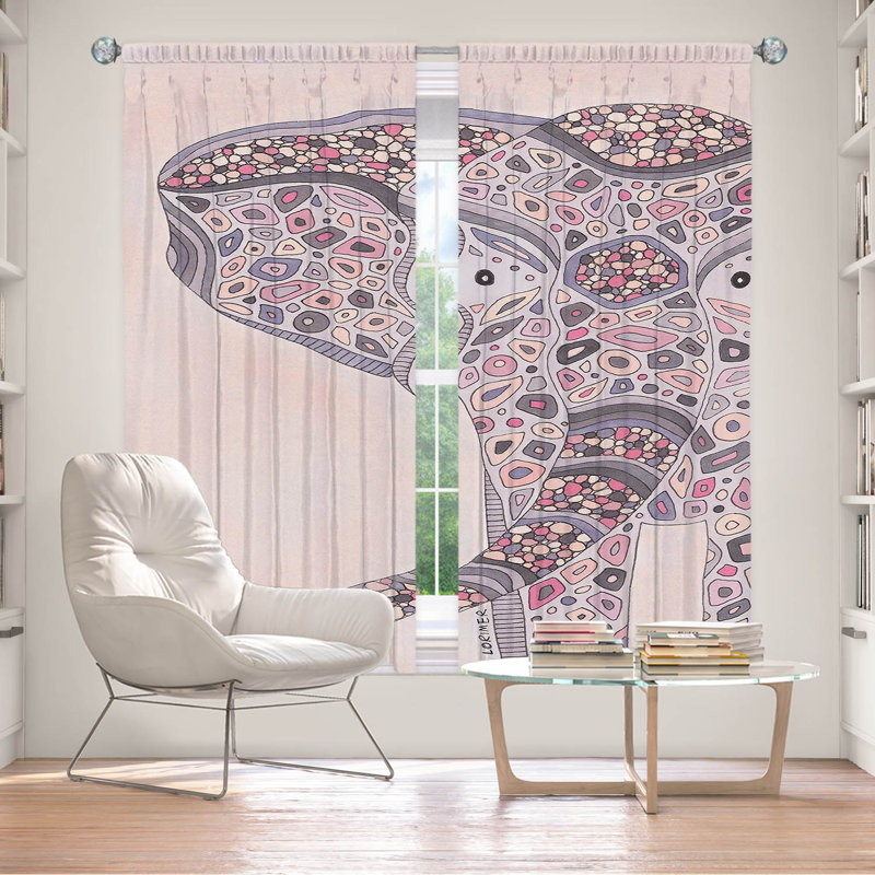 Room Darkening Curtain Pair, 40" W x 82" L