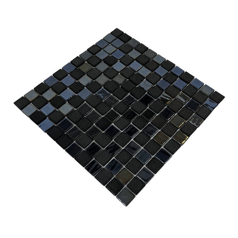 Carreau de mosaïque en verre 12 po x 12 po Shine