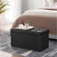Banc de rangement pliant avec repose-pieds et couvercle rabattable-913626131
