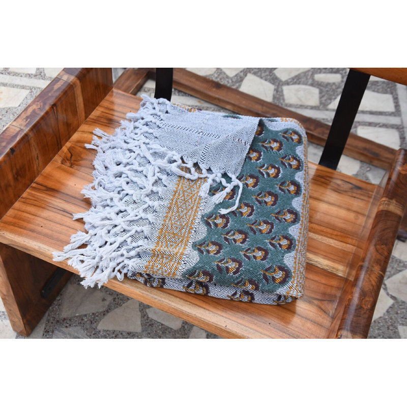 Courtepointe à motif de blocs, jeté et couverture pour canapé et literie, courtepointe en tissu indien, courtepointe faite à la main de taille très grand