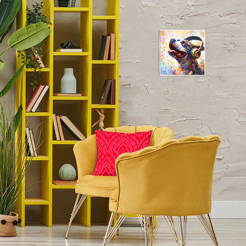 "Happy Dog" et "casque" par Leon Devenice