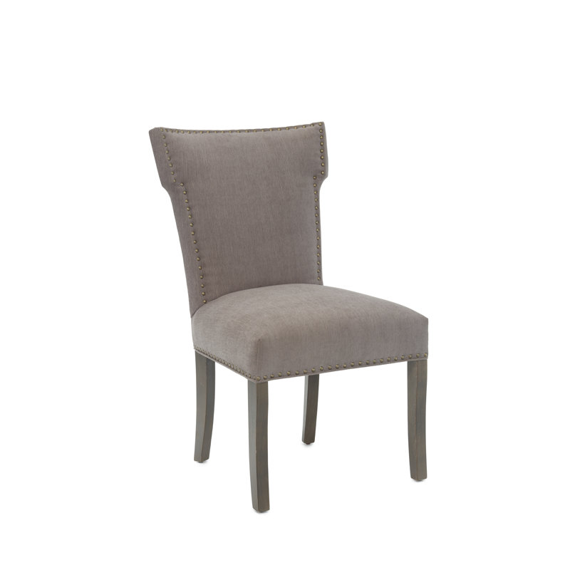 Hylee Bella Dining Collection, Walnut/Pebble, Microfiber Latte