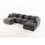Canapé modulaire en velours côtelé 129,8 pouces Compression