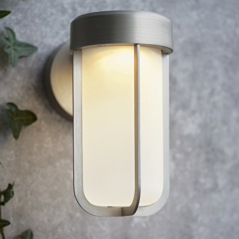 Pembroke Sentry 1-Light Wall Outdoor Ip44 Lantern, Aged Pewter