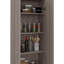 Armoire de rangement à deux portes Virginia, cinq tablettes-111835906