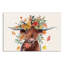 Vache d'automne - reproduction sur toile tendue-425521503
