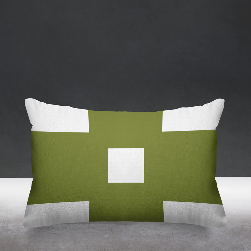 Coussin Luber, Vert olive