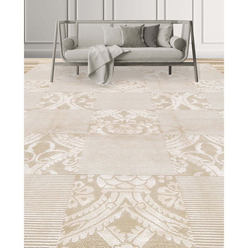 Hand Woven Wool Geometric Area Rug