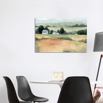 " Family Farm I " Watercolor Painting