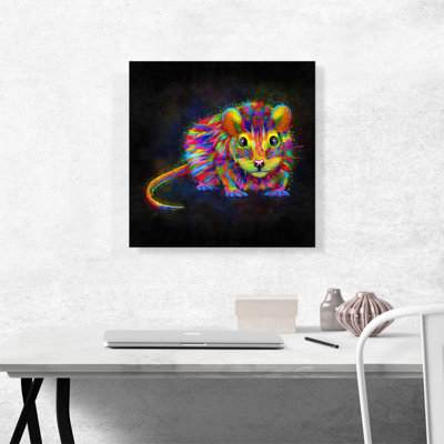 " Rat Animal Rodent " Painting Print