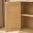 TV stand with rattan doors
