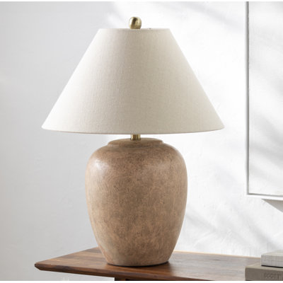 Lampe de table en céramique Eustacia