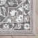 Granada Transitional Oriental Medallion Pattern Grey Rug