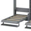 Dual Murphy Beds With Cabinets And Shelves-216933132
