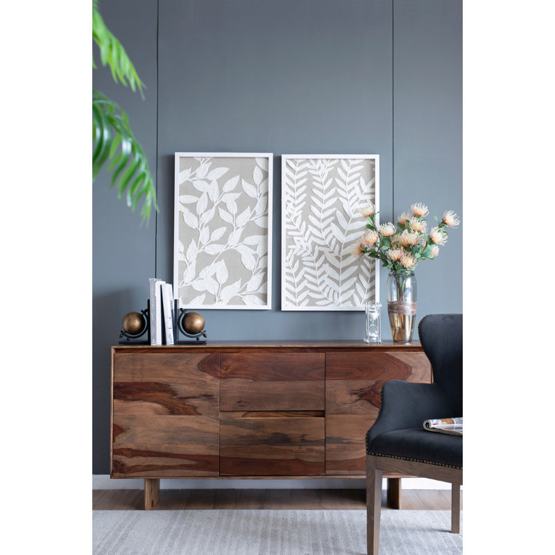 S/2 Shadow Box Wall Décor, 19.5X1X31.5"