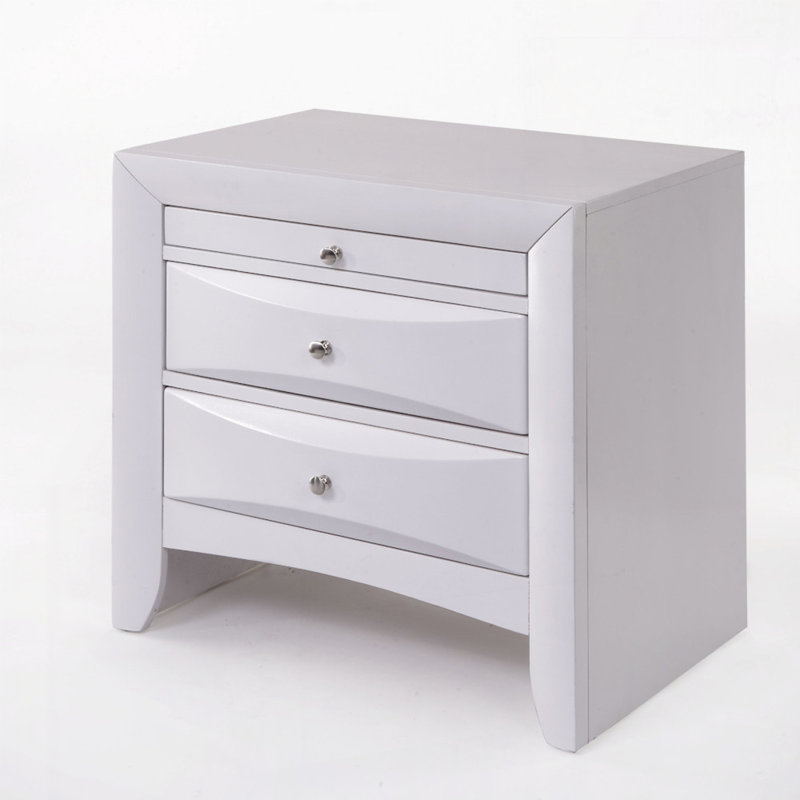 Table de chevet blanche, Blanc