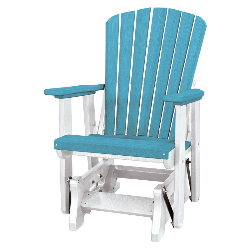 Fauteuil oscillant Haven, bleu, Bleu / blanc