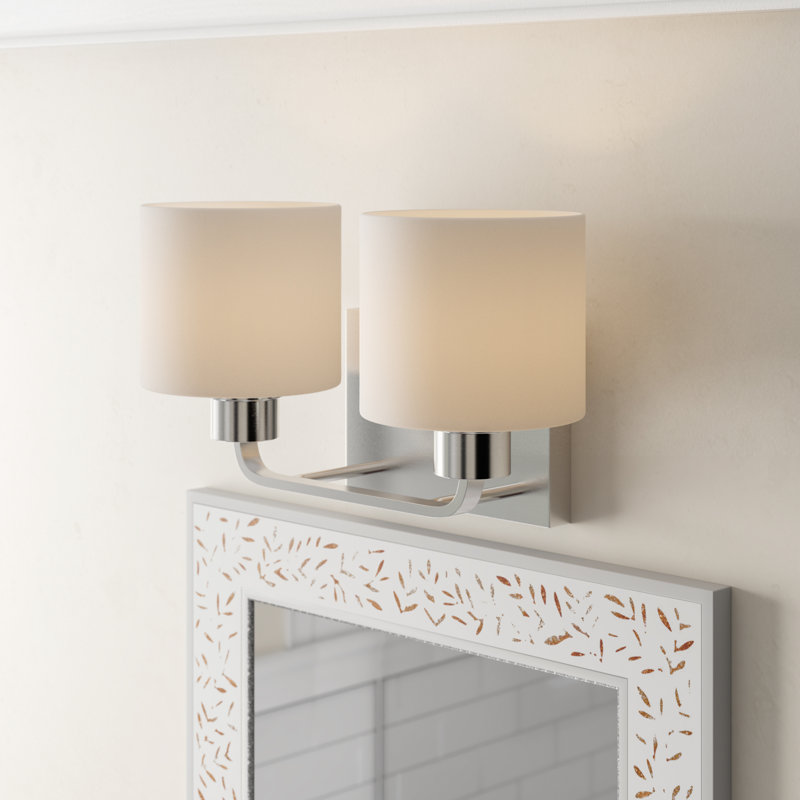 Canfield Two Light Wall / Bath from Generation Lighting , Brushed Nickel, Yes, Yes