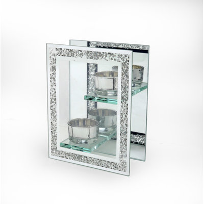 Glass Tabletop Tealight Holder