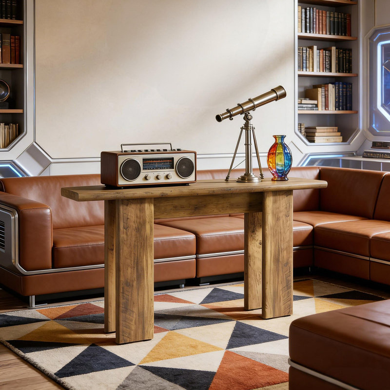 Table de canapé de style rustique, console, support de couloir