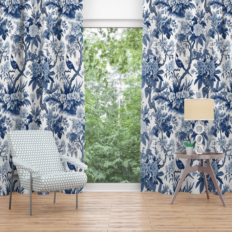 Rideau en polyester Demirel, L 40 po x L 61 po