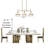 Nolia 3 - Light 34.5'' W Cone linear Kitchen Island Pendant UL Certified