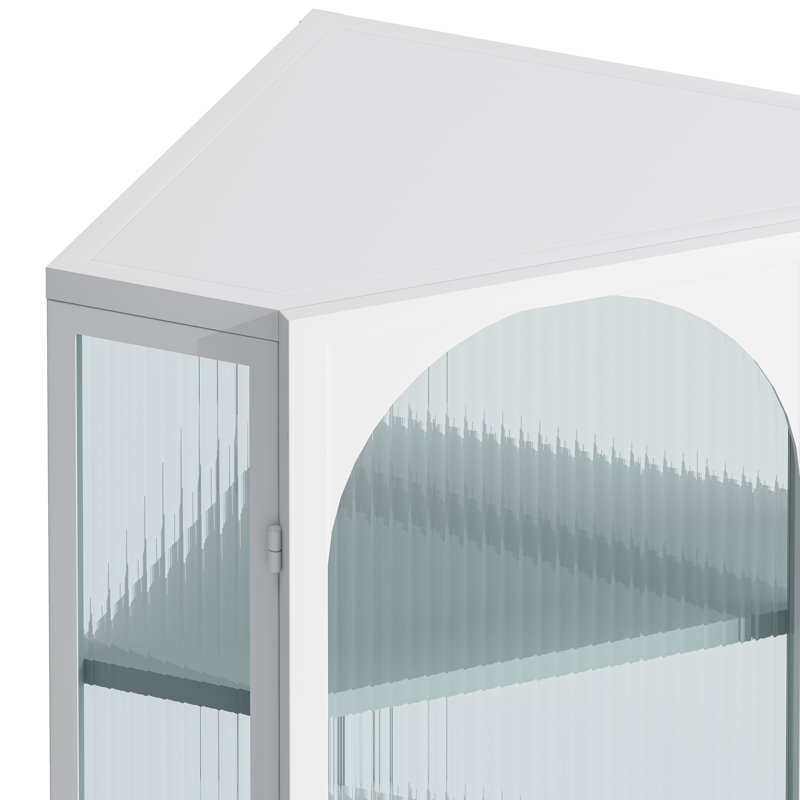 Armoire murale moderne en blanc, pour l'organisation à la maison, quatre rangements, chambre à coucher, salle de bain, cuisine, salon, maison blanche, convenable