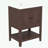 Bathroom Vanity with Ceramic Sink and Open Style Shelf-1852168888