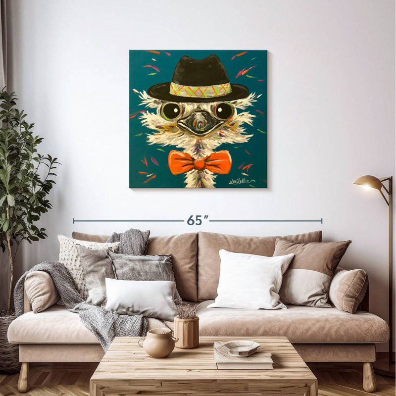 Brampt Ostrich Miles, 36'' H x 36'' W