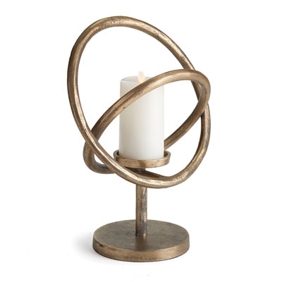 Lambright 15'' H Metal Tabletop Candlestick