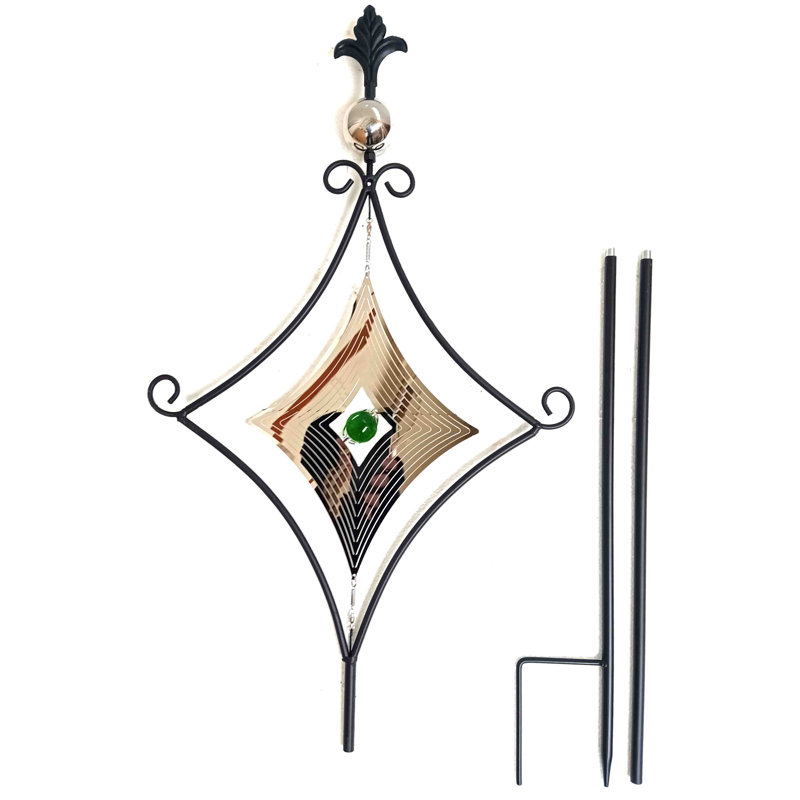 Abira Metal Abstract Garden Stake