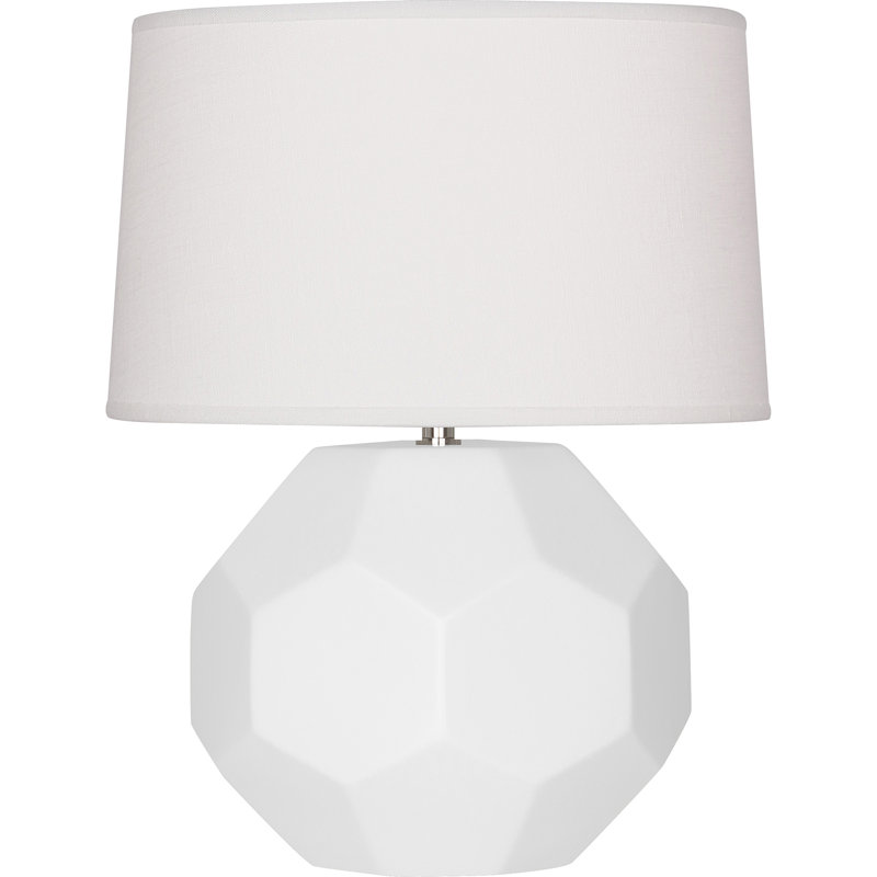 Franklin Table Lamp, Matte Daisy, 23.5" H x 19.5" W x 19.5" D