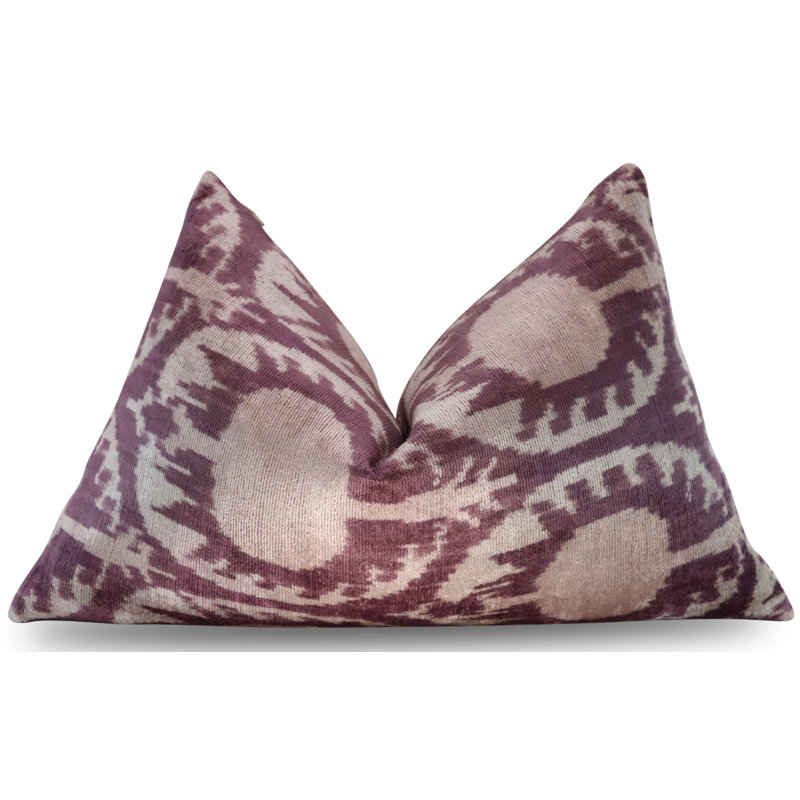 Coussin décoratif géométrique, Brun/beige