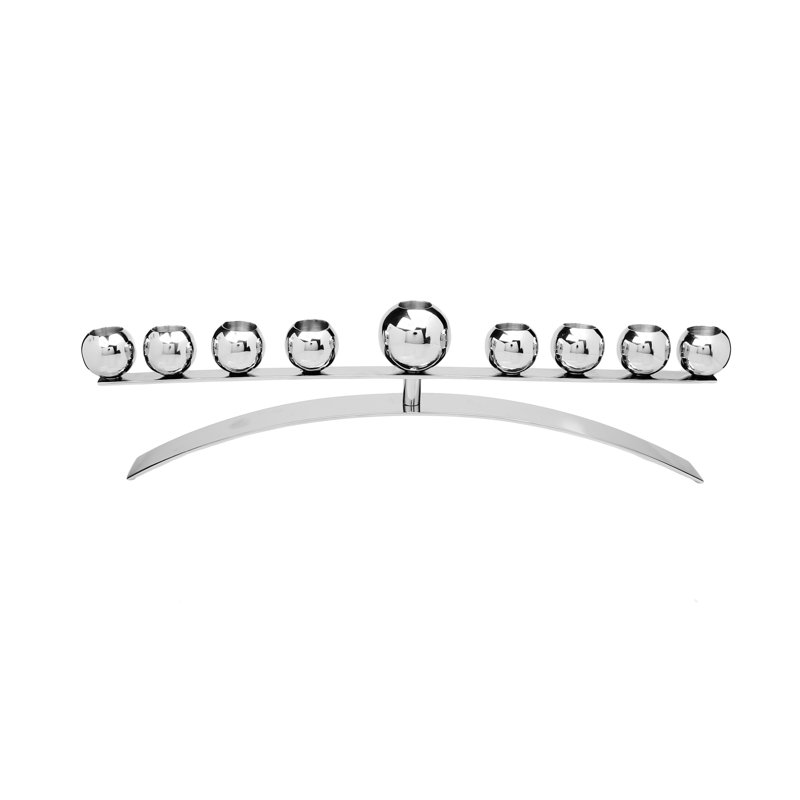 Stainless Steel Menorah