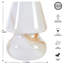  Lampe champignon en verre brun marbré