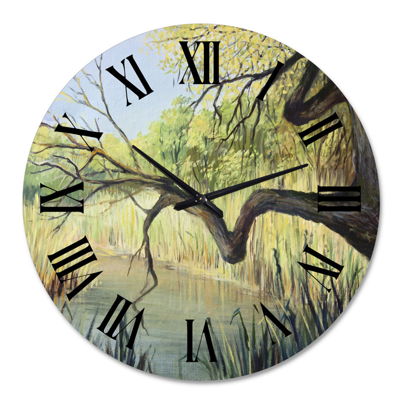 Horloge murale The Lake of Silence - Lake House, Grand