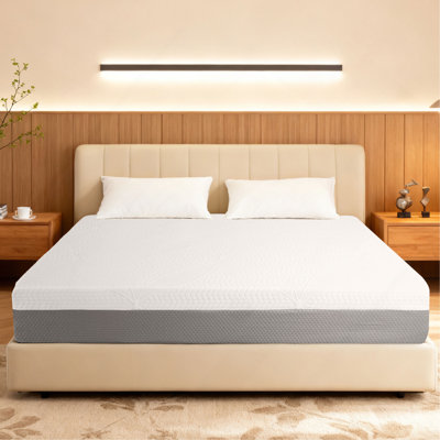 10-Inch Premium Queen Mattress - Premium 4-Layer Foam Sofa & Mattress - Japanese Design & Manufacturing, Breathable, Eco-Friendly, Antimicrobial, Ergonomic Zoned Support