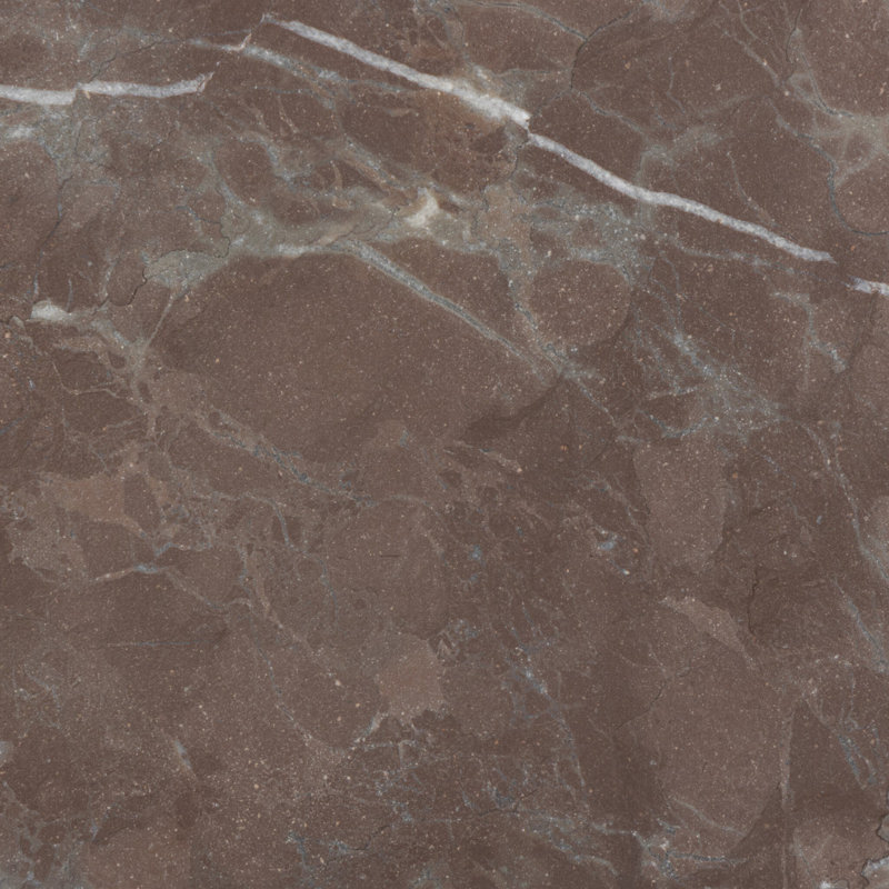 NICCOLA Marble End Table, Textured Smoke and Russet, Hammered Gunmetal