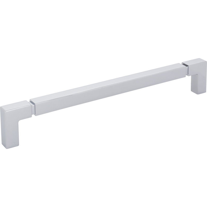 Langston Appliance Pull, Polished Chrome, 12" Center To Center