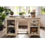 Railway Solid Wood Writing Desk-103844737
