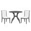 Ensemble de table de salle à manger, table ronde de 39,4 po + 2 chaises - ensemble de cuisine en bois massif traditionnel-1309761789-1309761760