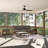 Hunter 60 inch Mazzini ENERGY STAR® Damp Rated Ceiling Fan and Handheld Remote