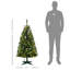 Arbre de Noël artificiel ouvert 4/5 / 6FT avec lumières DEL blanches ou colorées-1304854760