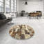 Tapis beige/brun contemporain-674341235
