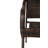 Patio Sense Rhodos Cafe Stacking Chairs ,Mocha, Wicker Construction ,Indoor & Outdoor - 4 pc